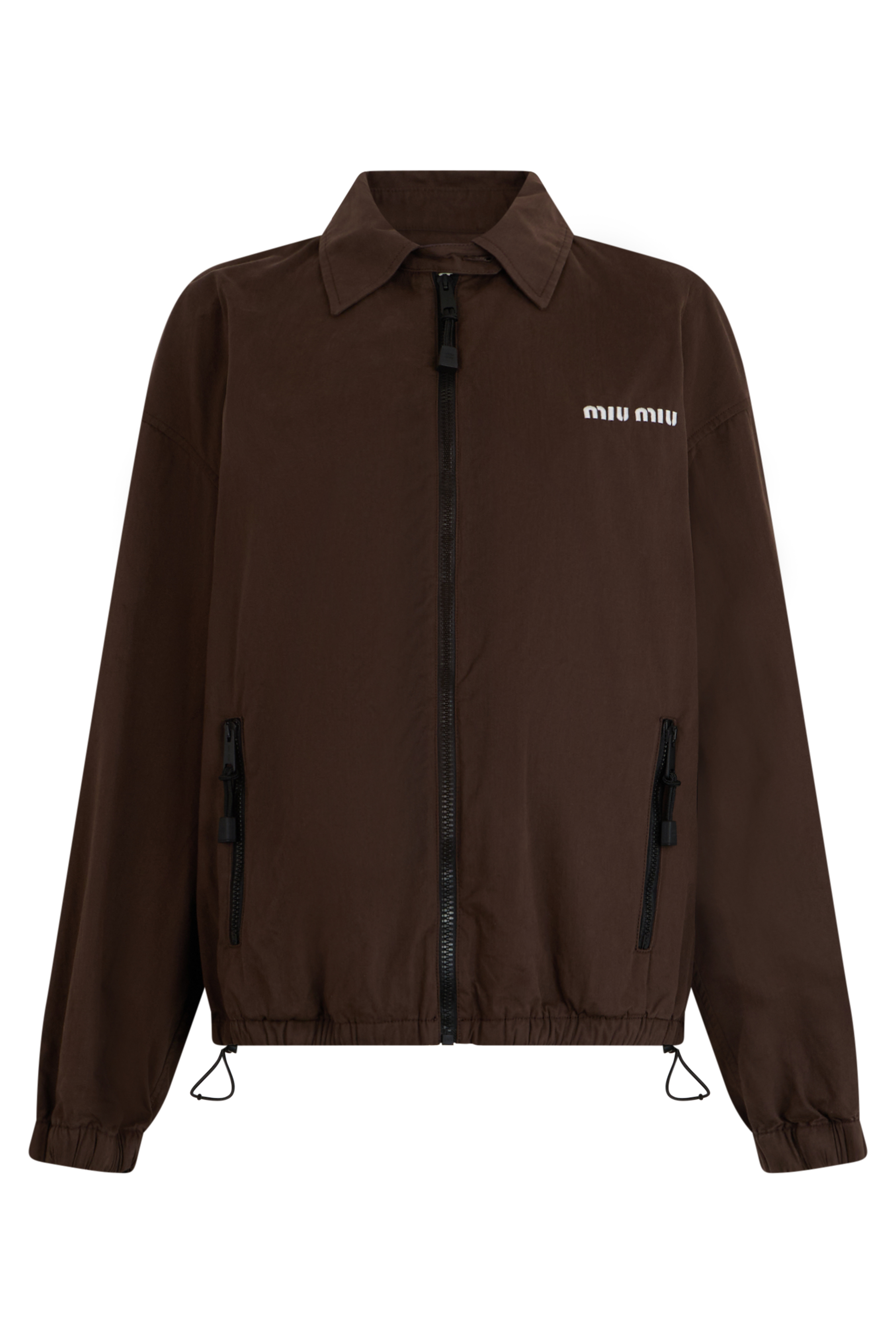 Jacket with zipper