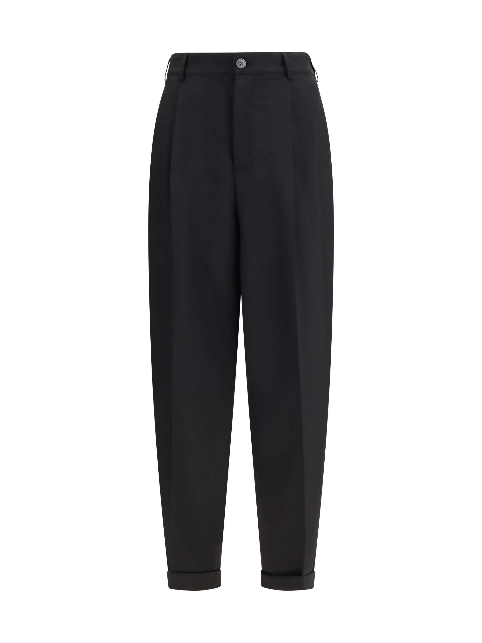 Pleated Pants with an elasticated waistband