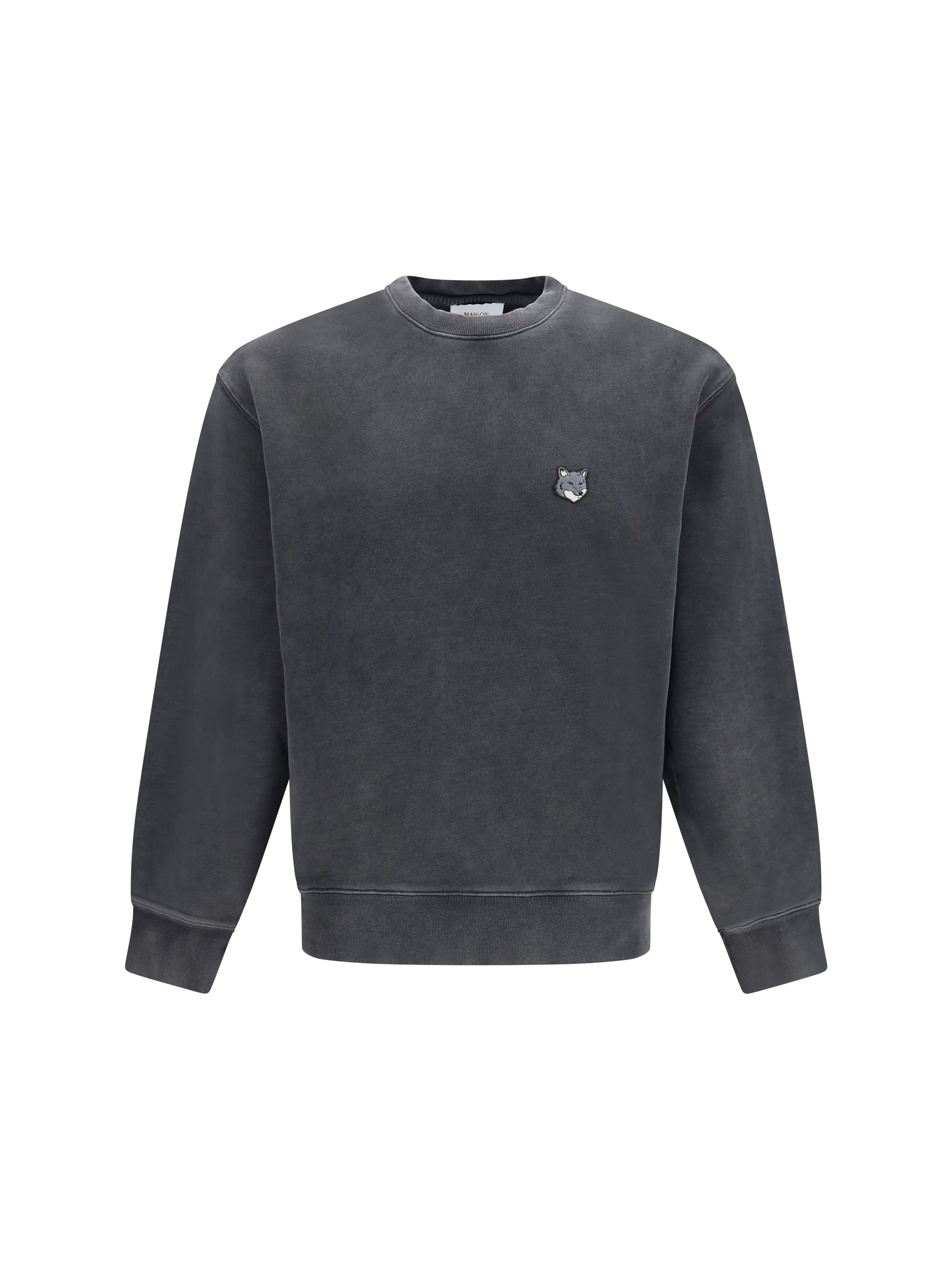 Crewneck Sweater with Fox Head logo