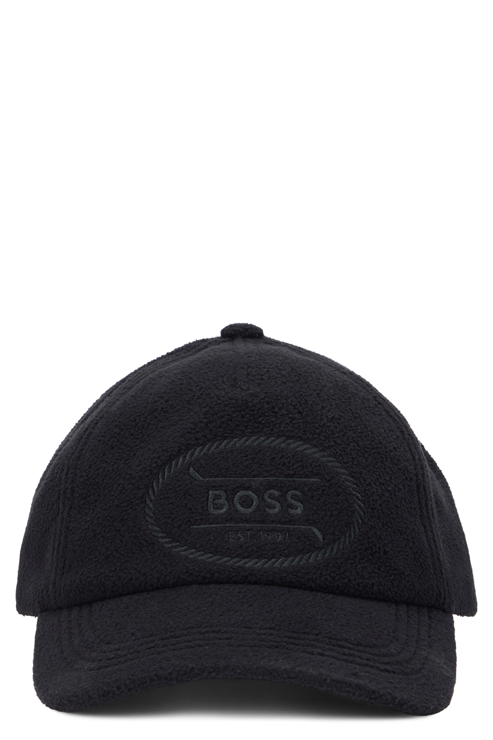 Cap with curved visor
