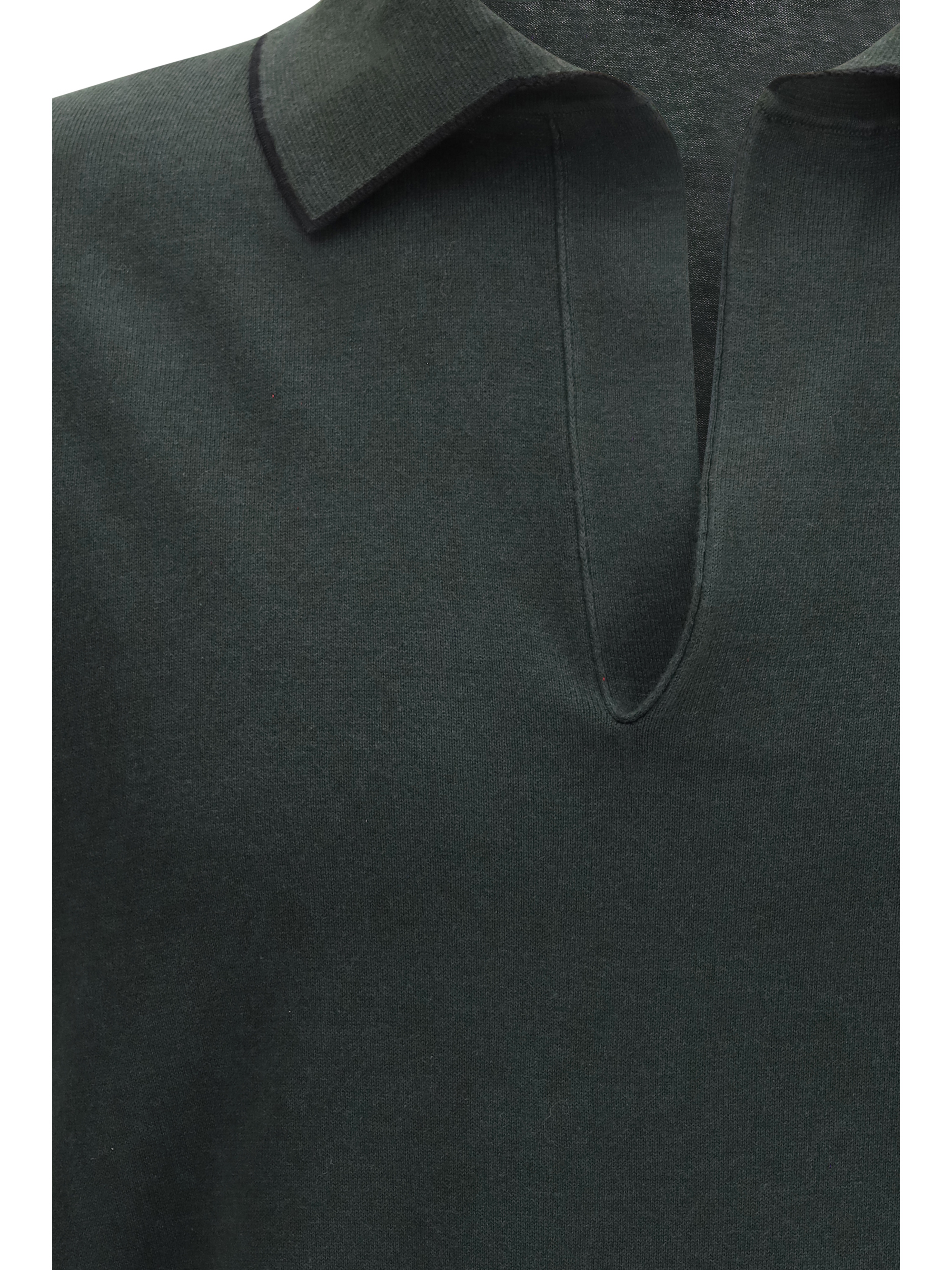 Cotton and silk blend Polo Shirt