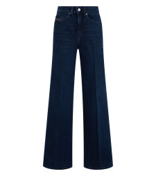 Denim cotton wide leg jeans
