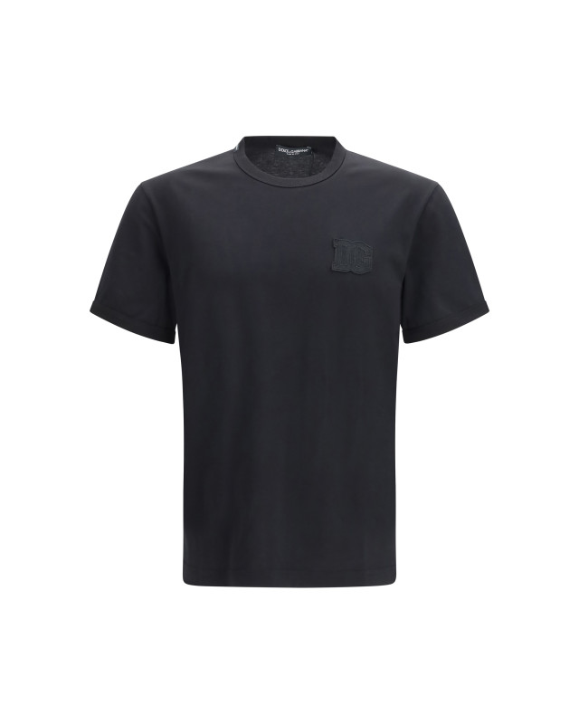 Cotton T-shirt with patch