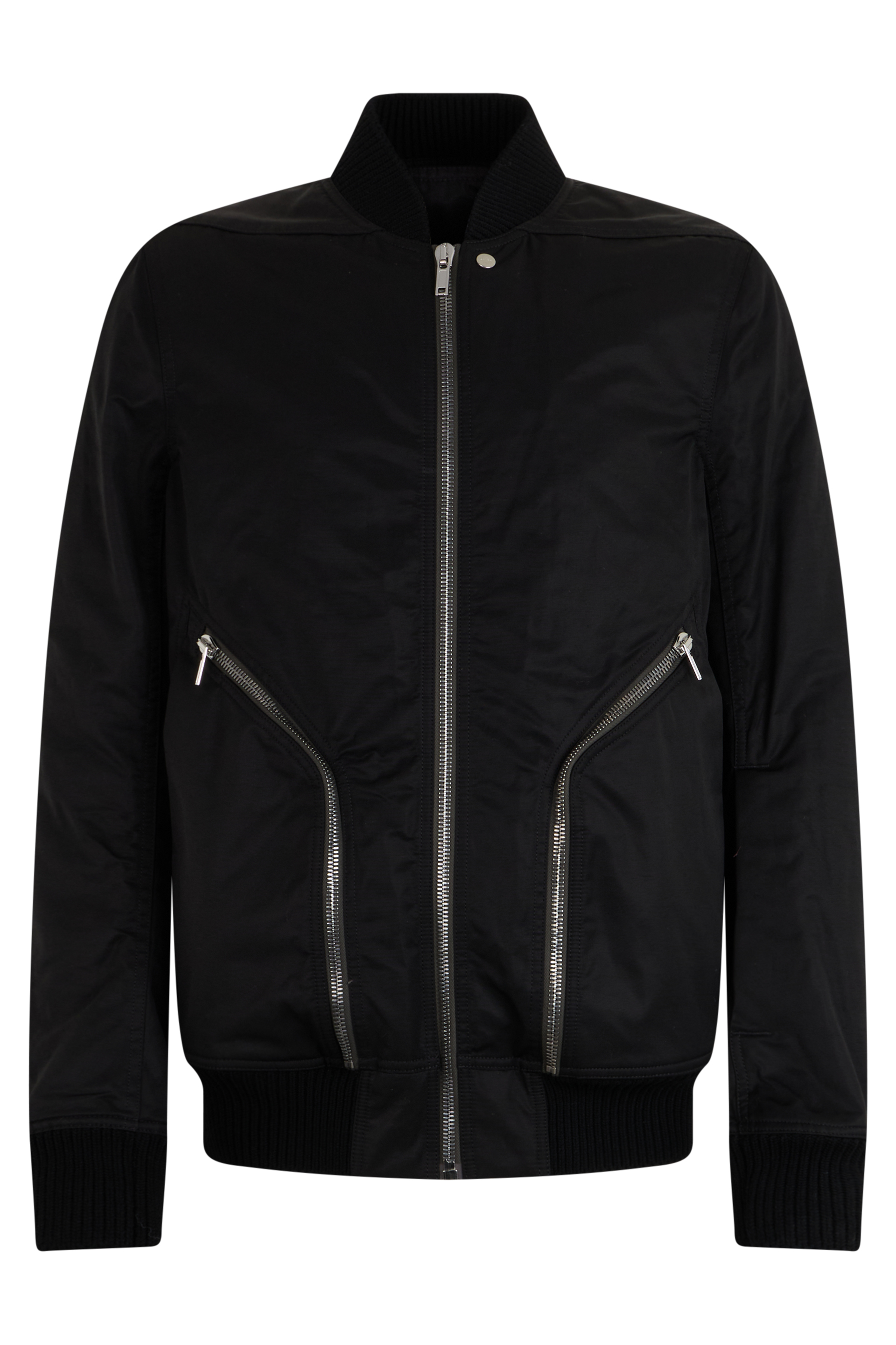 Bomber with zipper
