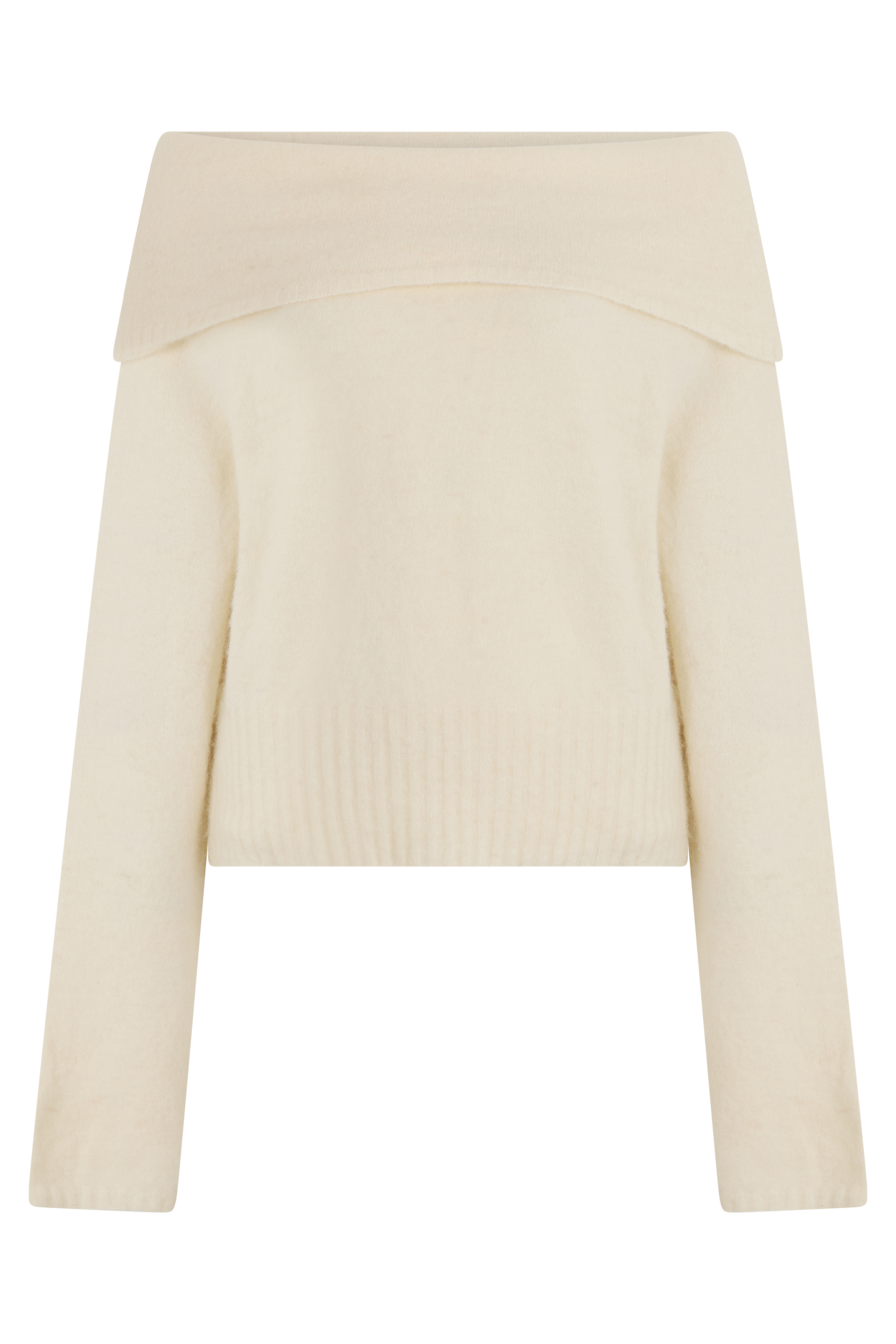 Shirt with boat neck
