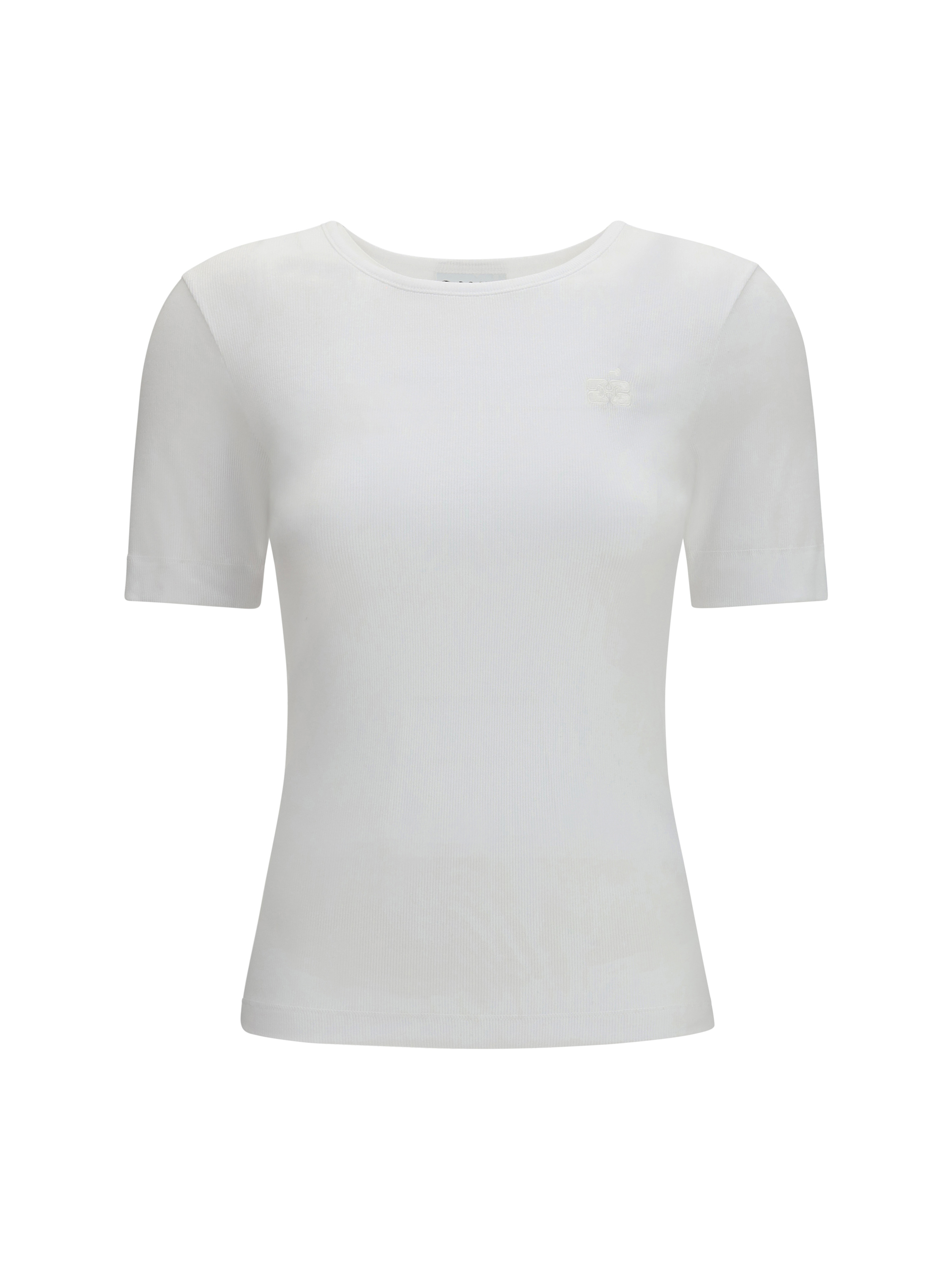 Ribbed cotton T-shirt