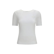Ribbed cotton T-shirt