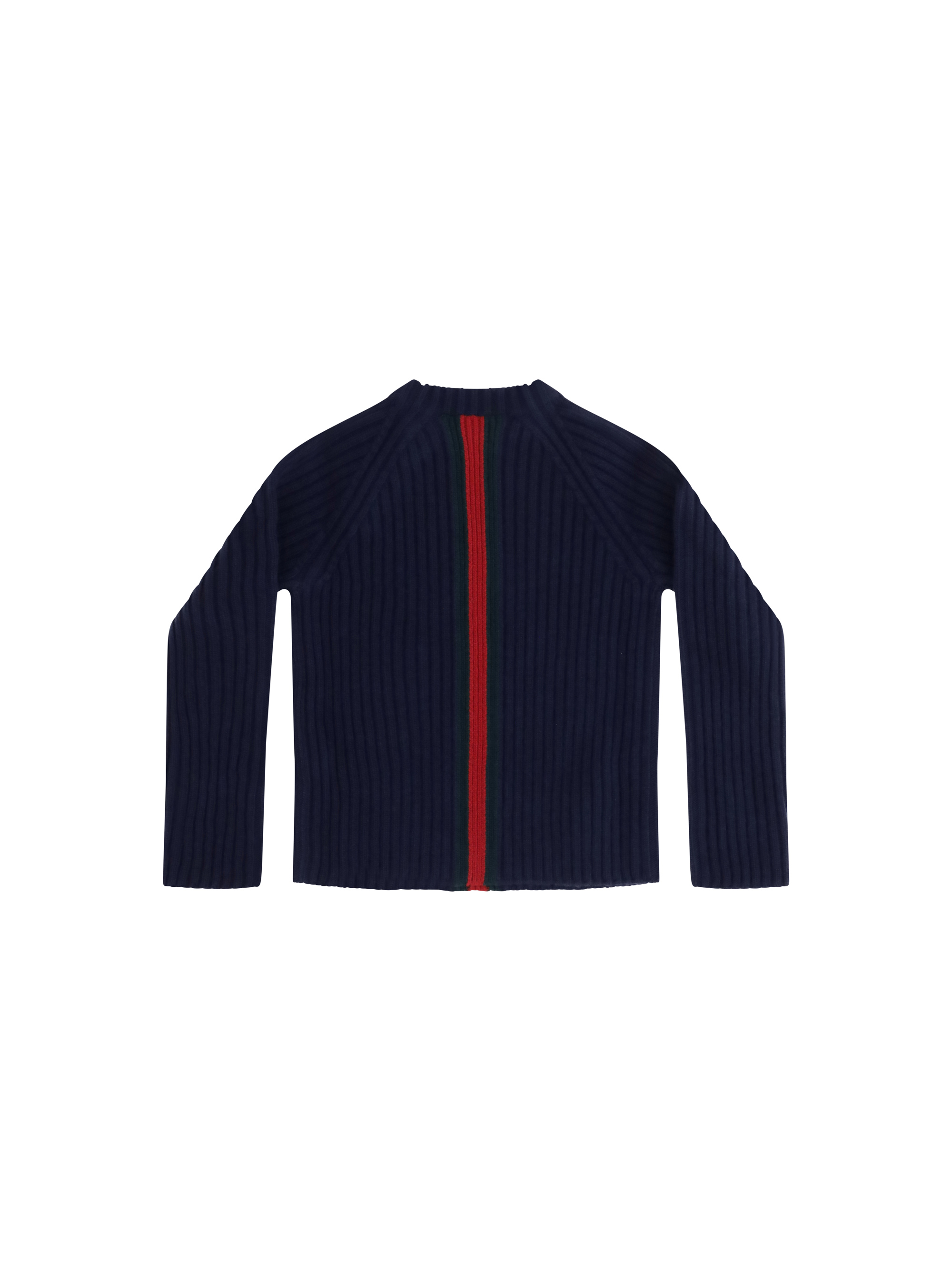 Web stripe wool Sweater for Boy
