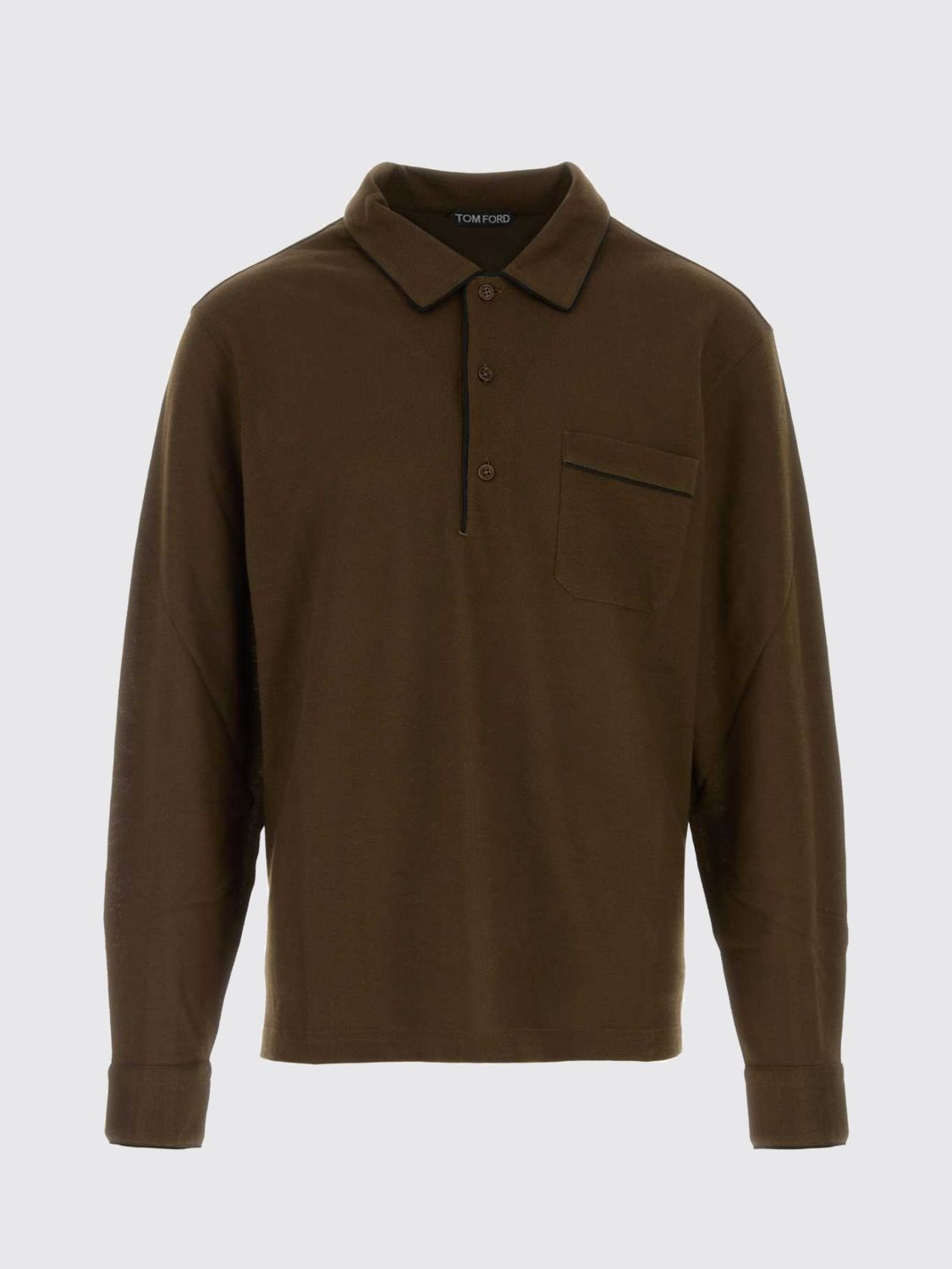 [Tom Ford] T-shirts Long Sleeve FW26 JPL019JMS032 EBK