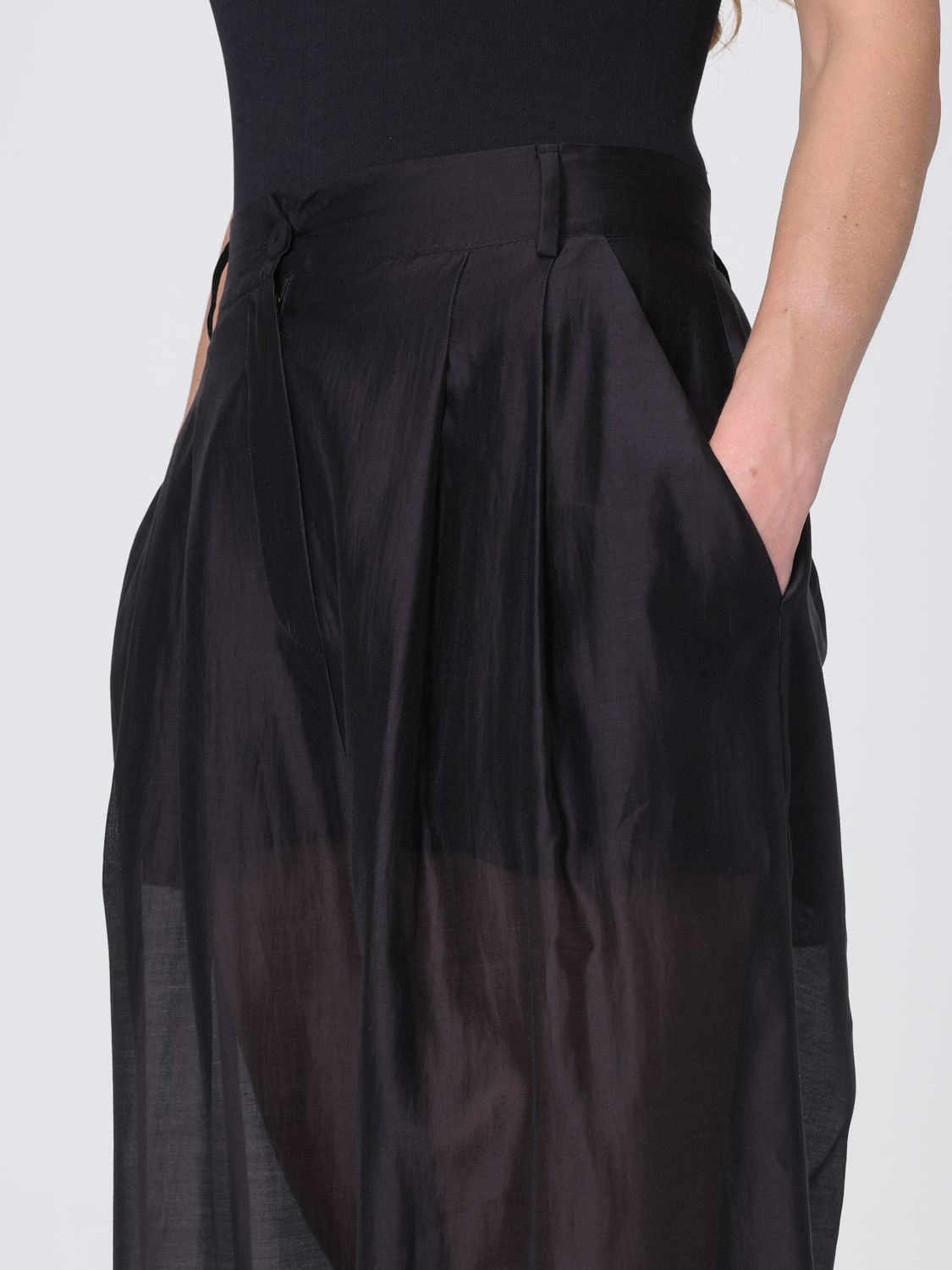 [HANITA] Trousers SS26 HP16314582 NERO