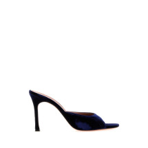 [Amina Muaddi] Slippers FW26 ALEXASLIPPER95 MIDNIGHTBLUE