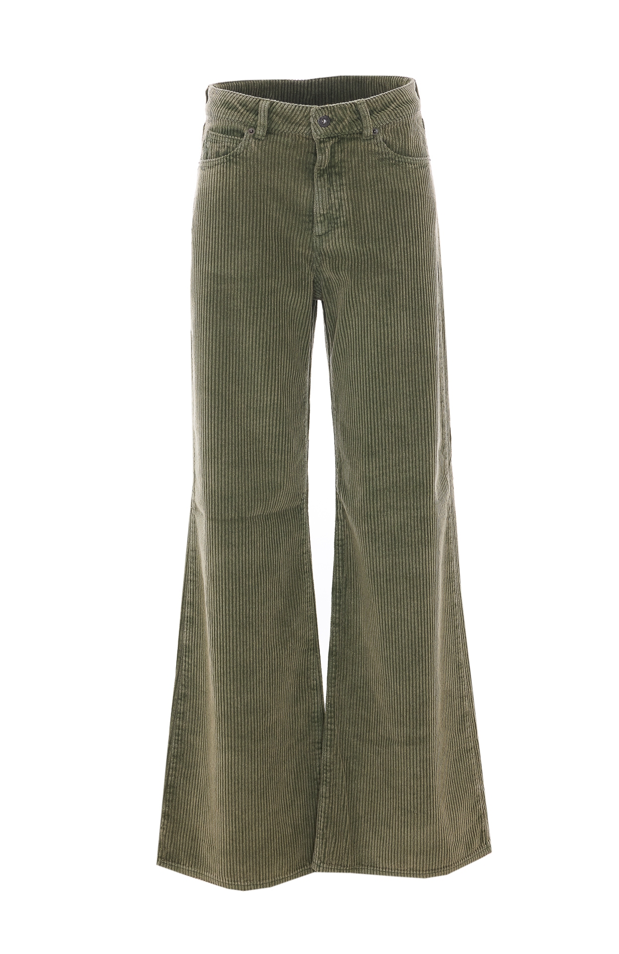 [TRUE AVENUE] Pants FW26 CLARACORDUROYOLDGREEN