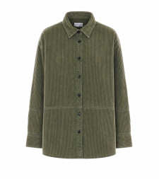 [TRUE AVENUE] Shirts Long Sleeve FW26 LUDOVICACORDUROYOLD GREEN