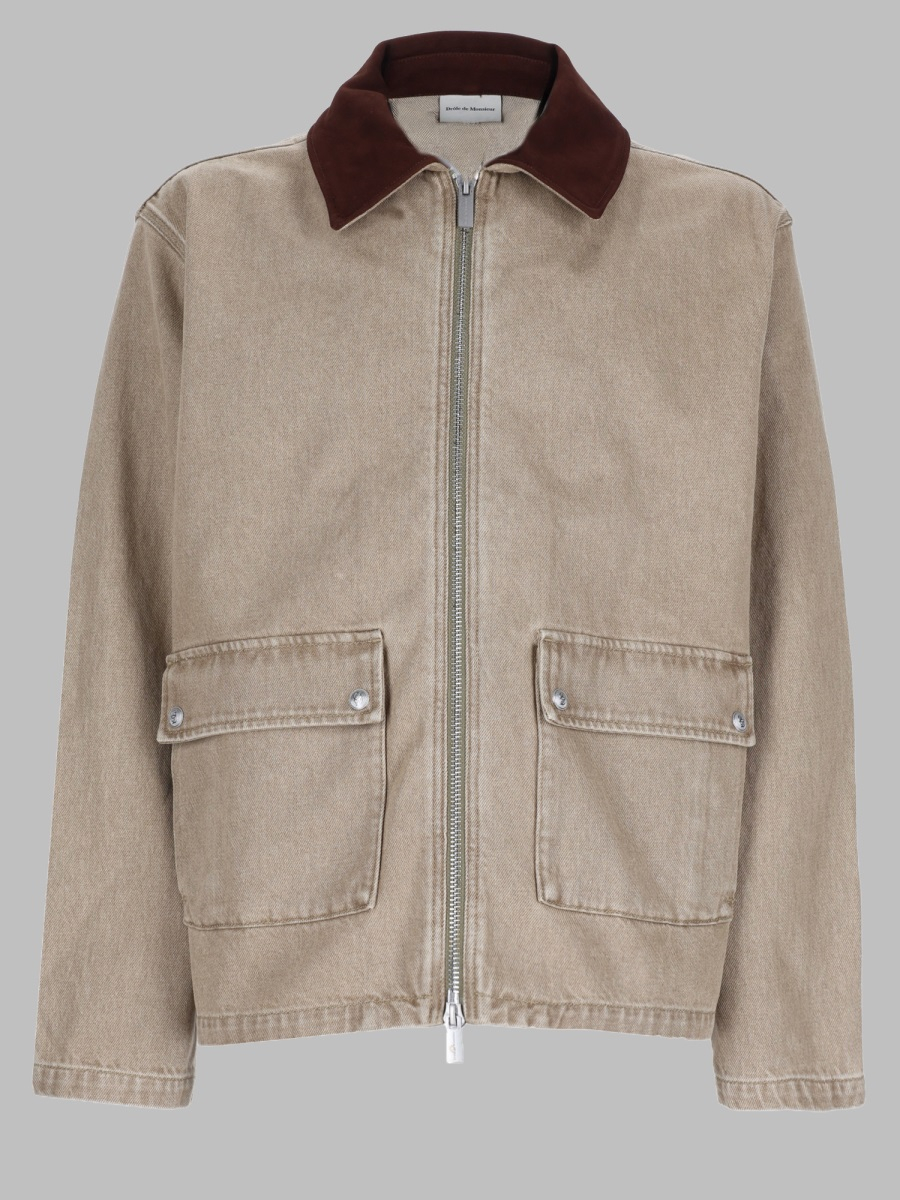 [DROLE DE MONSIEUR] Casual Jacket FW26 JT258_CO307KAKI