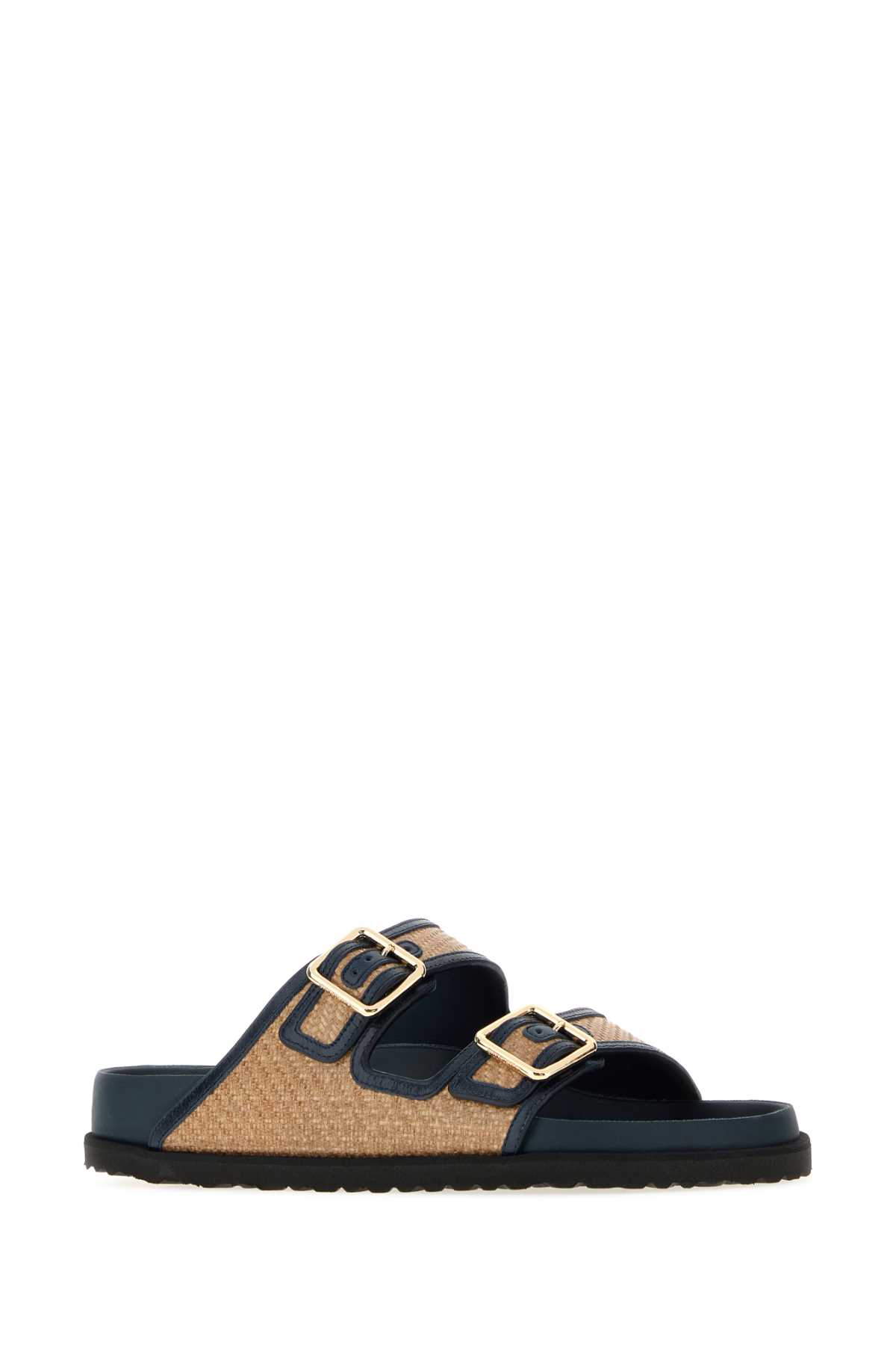[Birkenstock 1774] Slippers SS26 1032438 RAFFIANAVY