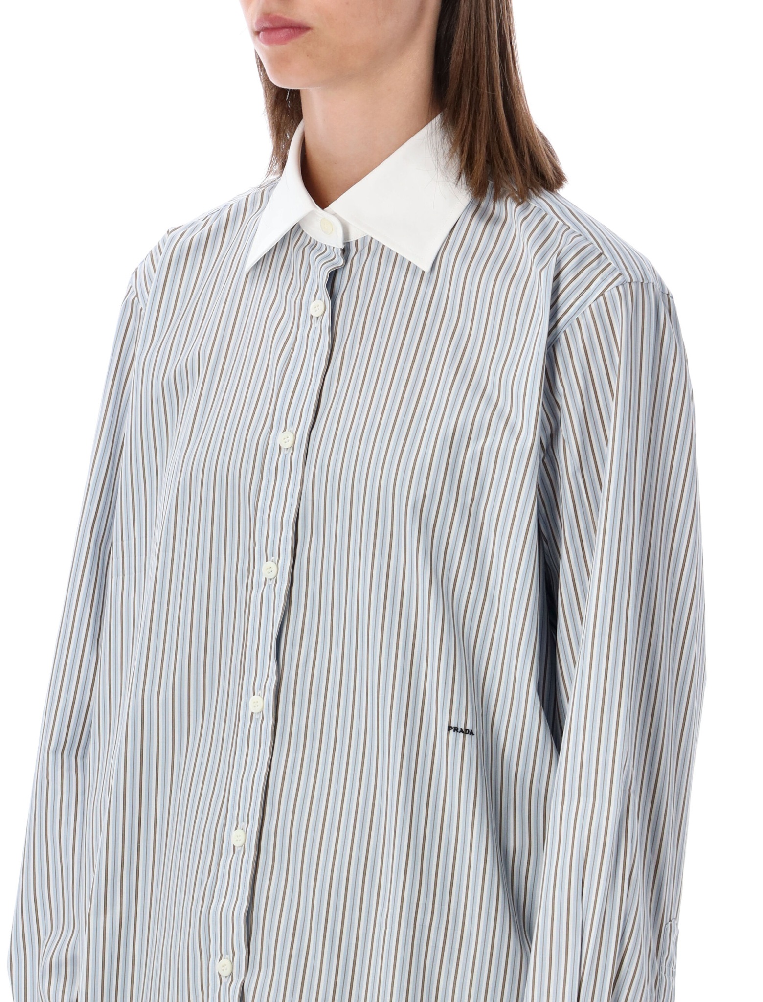 [Prada] Shirts Long Sleeve FW26 P465JR1H1KF0012