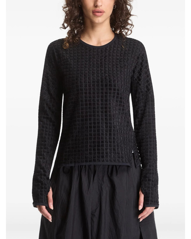 [Y-3] T-shirts Long Sleeve FW26 KW7092  BLACK