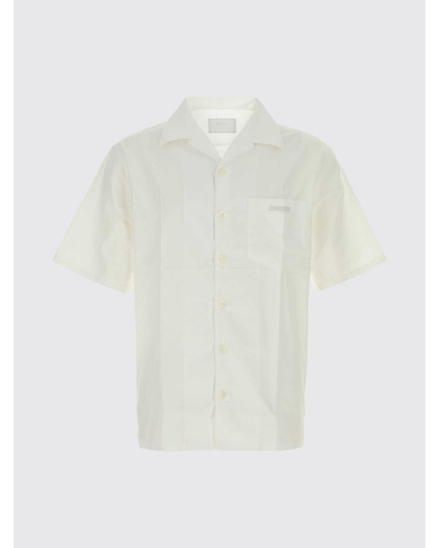 [Prada] Shirts Short Sleeve FW26 UCS524SOOO10IV F0009