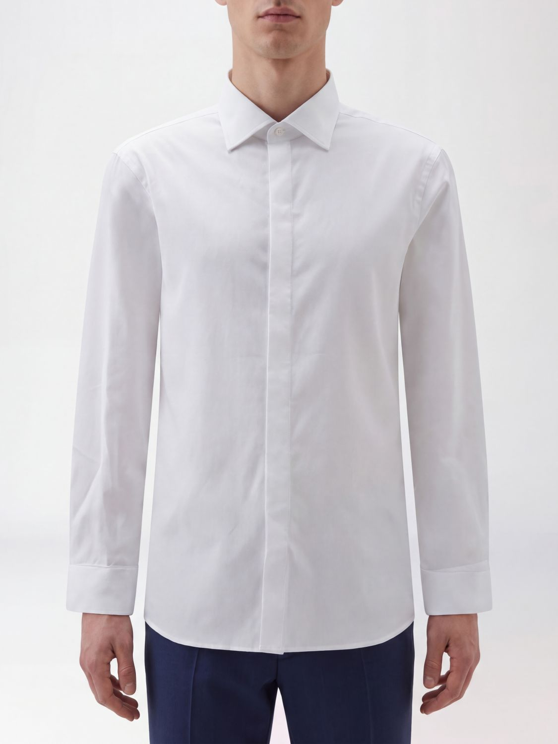 [Giorgio Armani] Shirts Long Sleeve FW26 GM000479TE11188 U0002