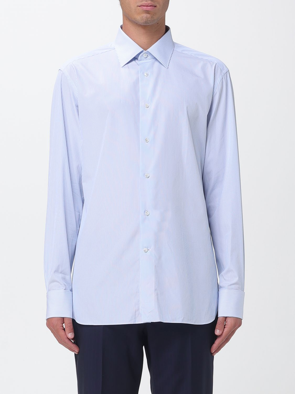 [ZEGNA] Shirts Long Sleeve SS26 9RS4PA301011A3 434