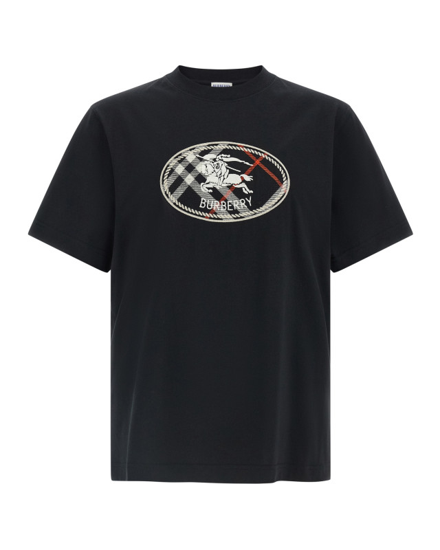 [Burberry] T-shirts Short Sleeve FW26 8128072BLACK