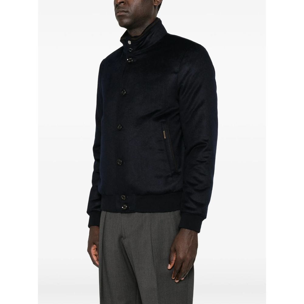 [Moorer] Bomber Jacket FW26 O100246 JANOS-CS2 NAVY