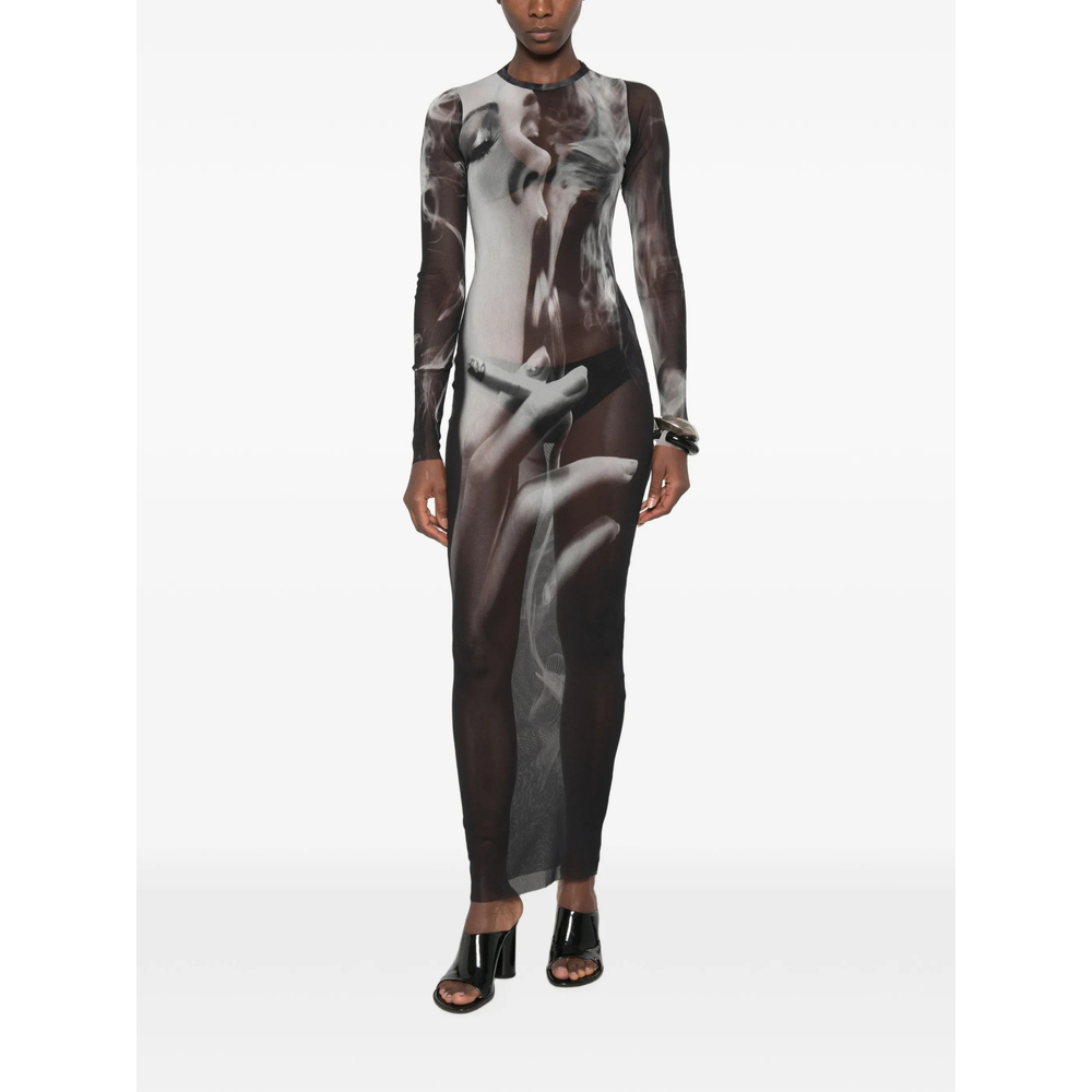 [JEAN PAUL GAULTIER] Long sleeve dress FW26 DR191 M031P 00201