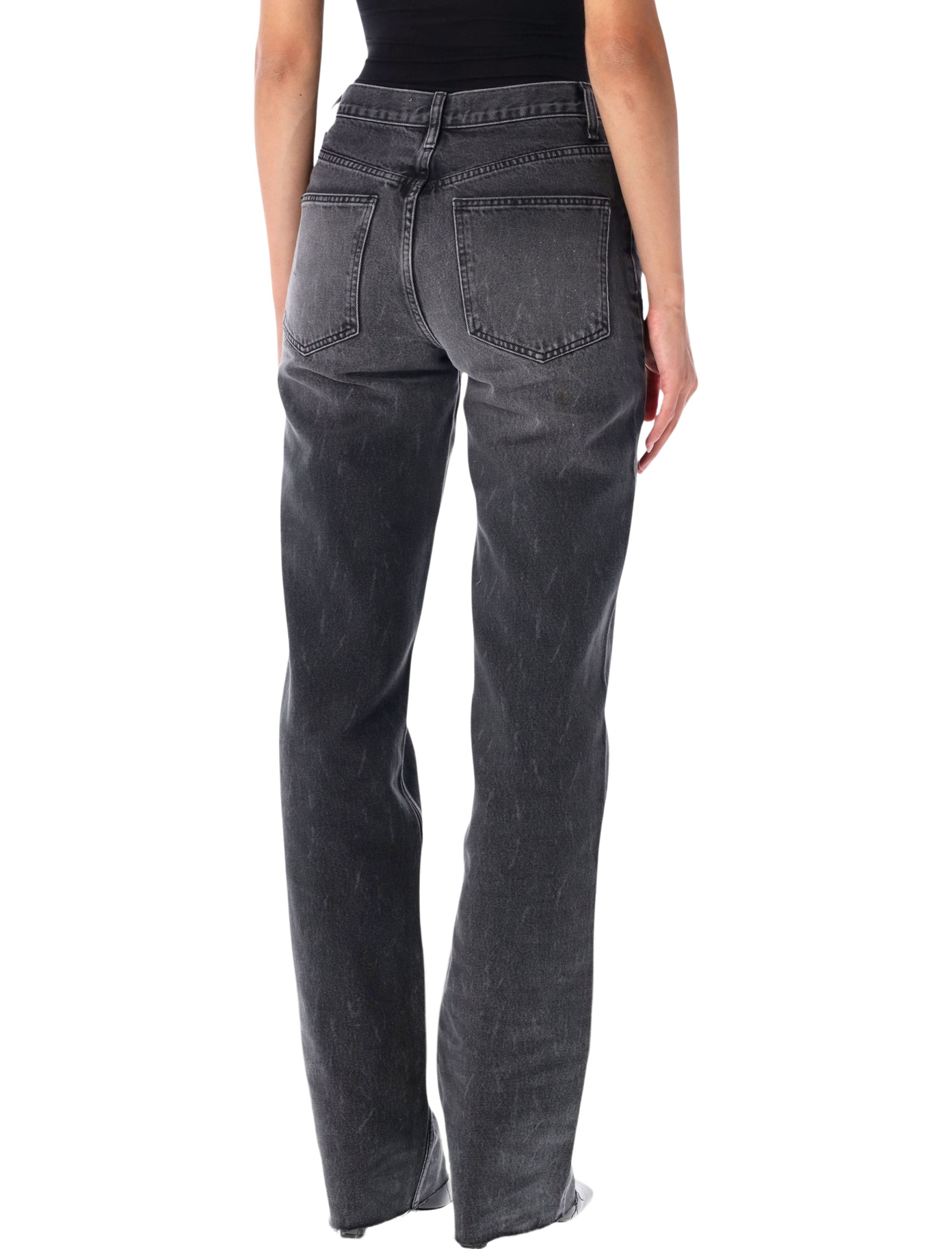 [THE FRANKIE SHOP] Jeans FW26 PAFS22765144GREY WASH