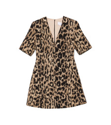 [De Santis] Short sleeve dress FW26 AB170  LEOPA