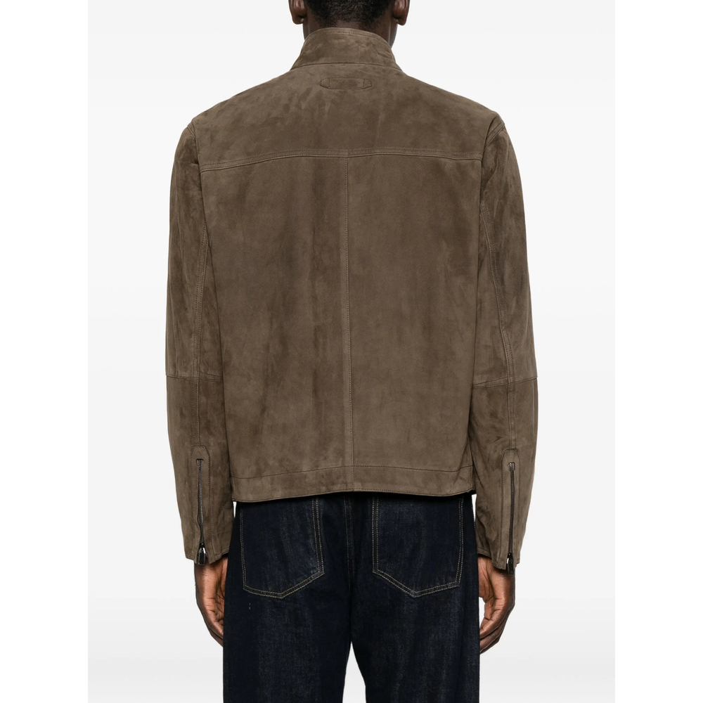 [BRIONI] Leather Jacket FW26 PLDH0L P0702 2600