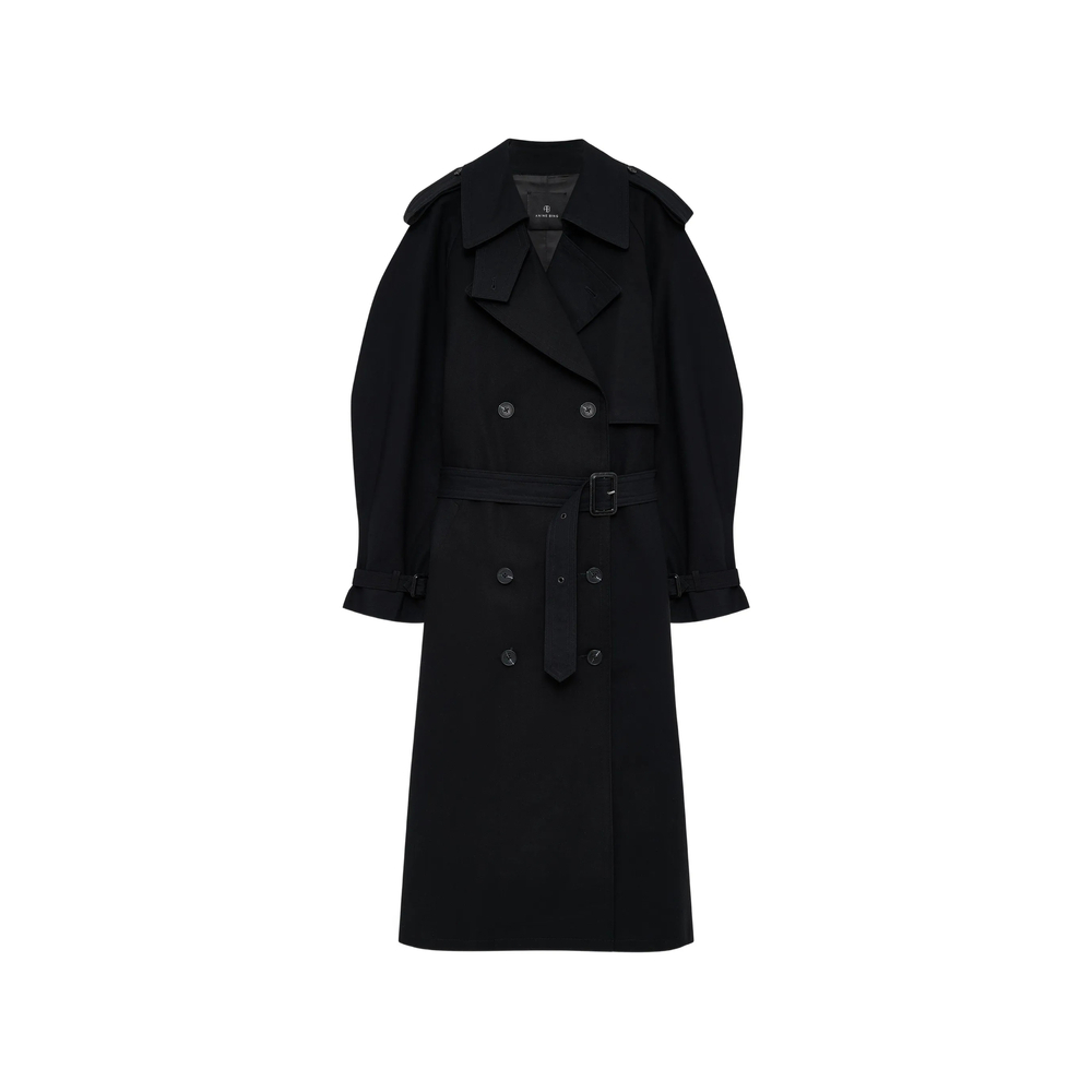 [Anine Bing] Trench Coat FW26 A-01-12442  BLK26
