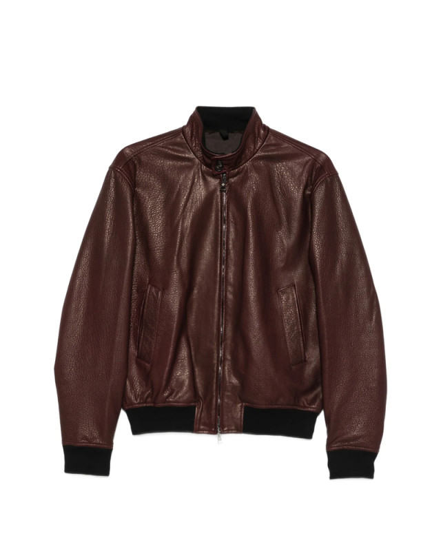 [TAGLIATORE] Leather Jacket FW26 CHI26-06 ICE BAROL