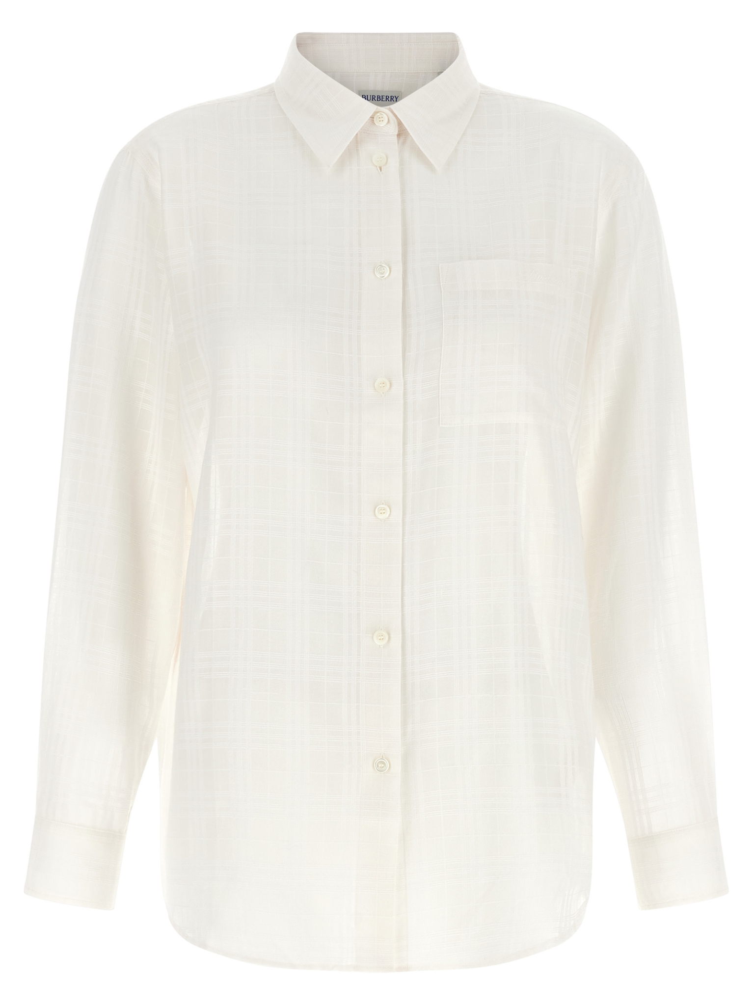 [Burberry] Shirts Long Sleeve FW26 8128113CHALKWHITEIPCHECK