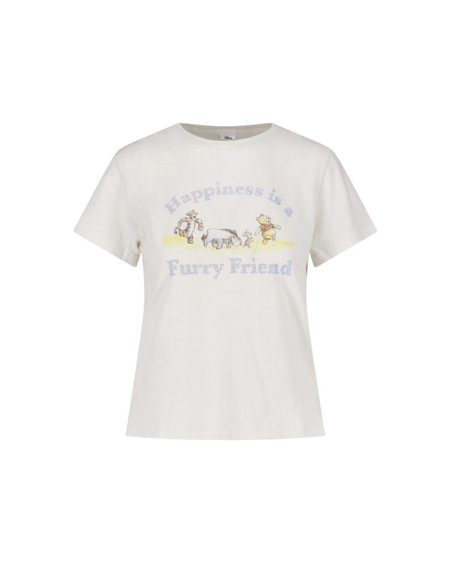 [RE / DONE] T-shirts Short Sleeve FW26 024 02WCGT429VINTAGE WHITE