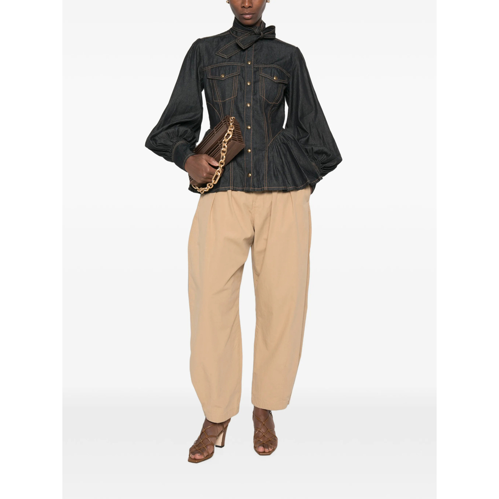 [Zimmermann] Shirts Long Sleeve FW26 9487TF26R  OBLUE