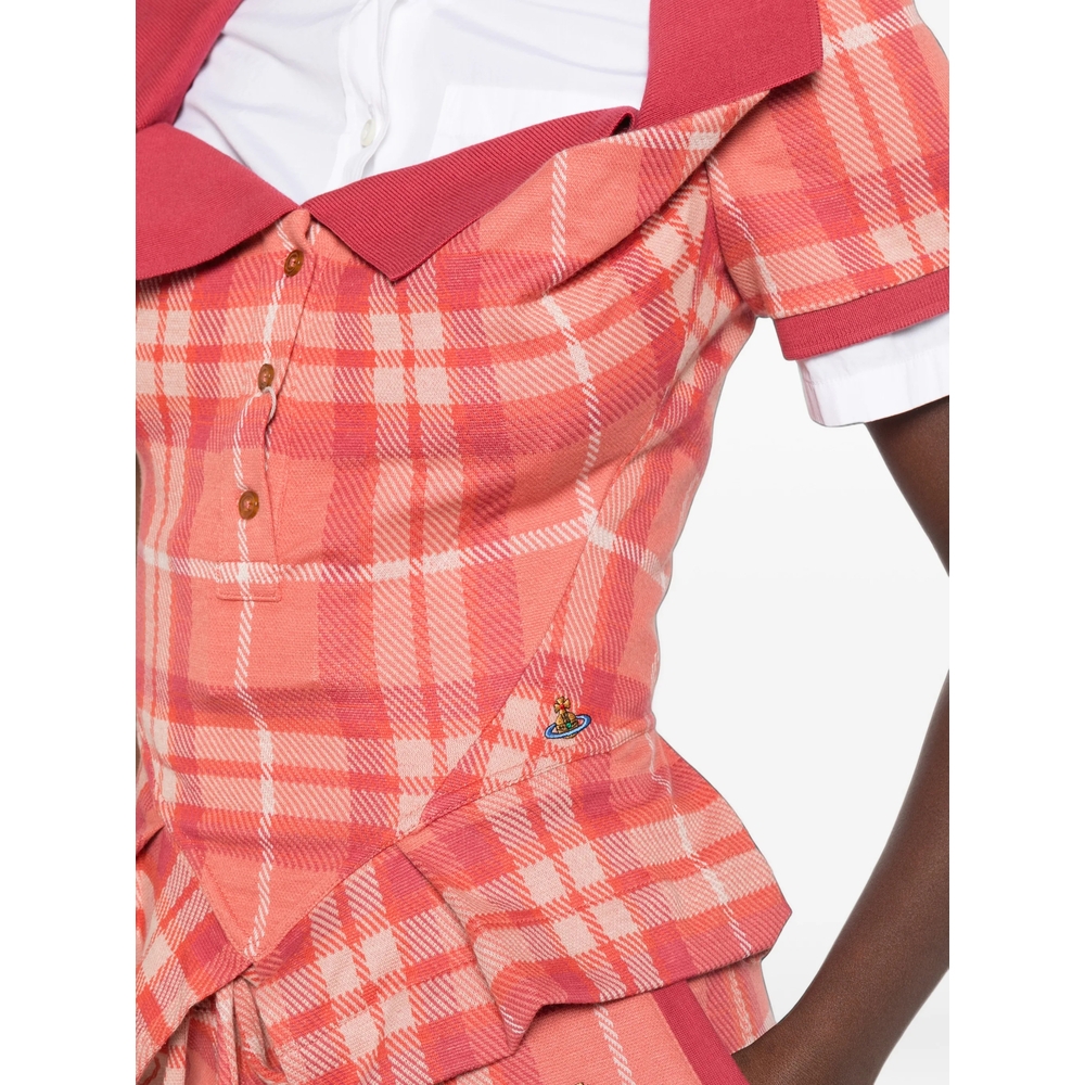 [Vivienne Westwood] Shirts Short Sleeve FW26 1H010006 J00C1 G408