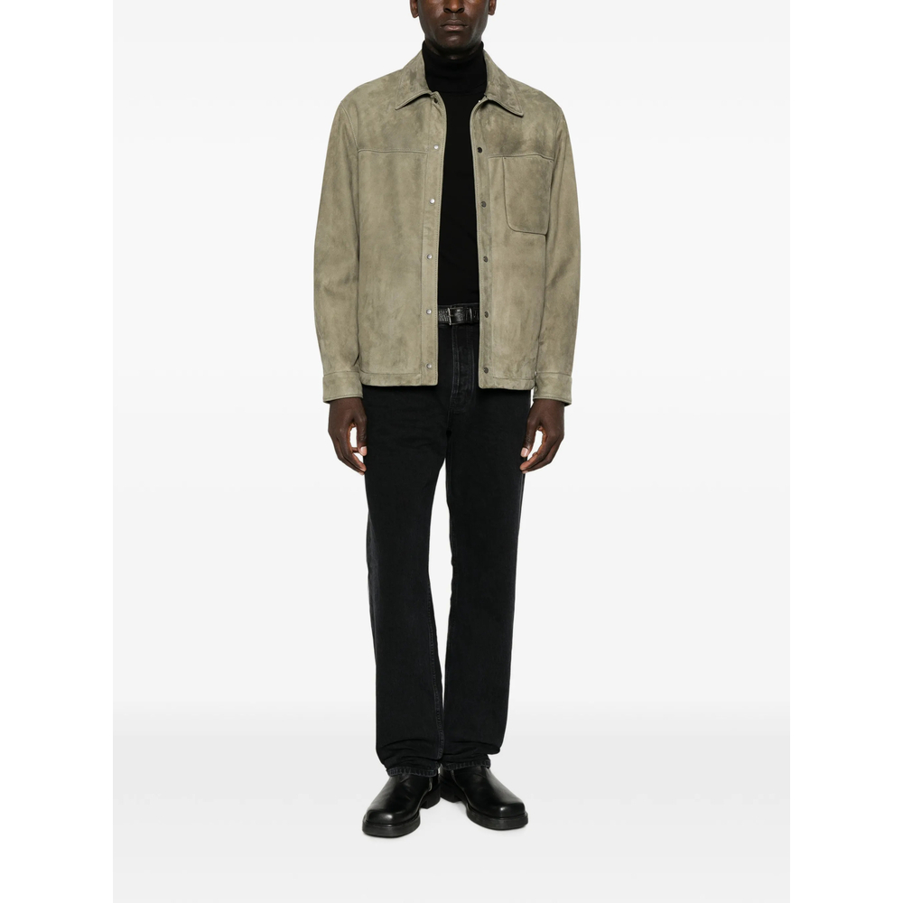 [Santoro] Leather Jacket FW26 51586-U  ARMY