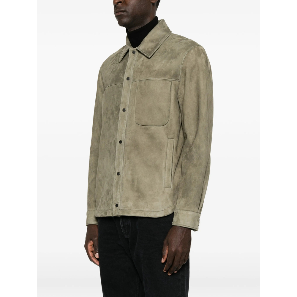 [Santoro] Leather Jacket FW26 51586-U  ARMY
