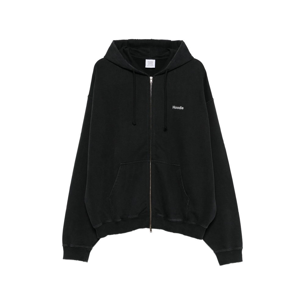 [Vetements] Hoodie FW26 MH27ZU222B  BLACK