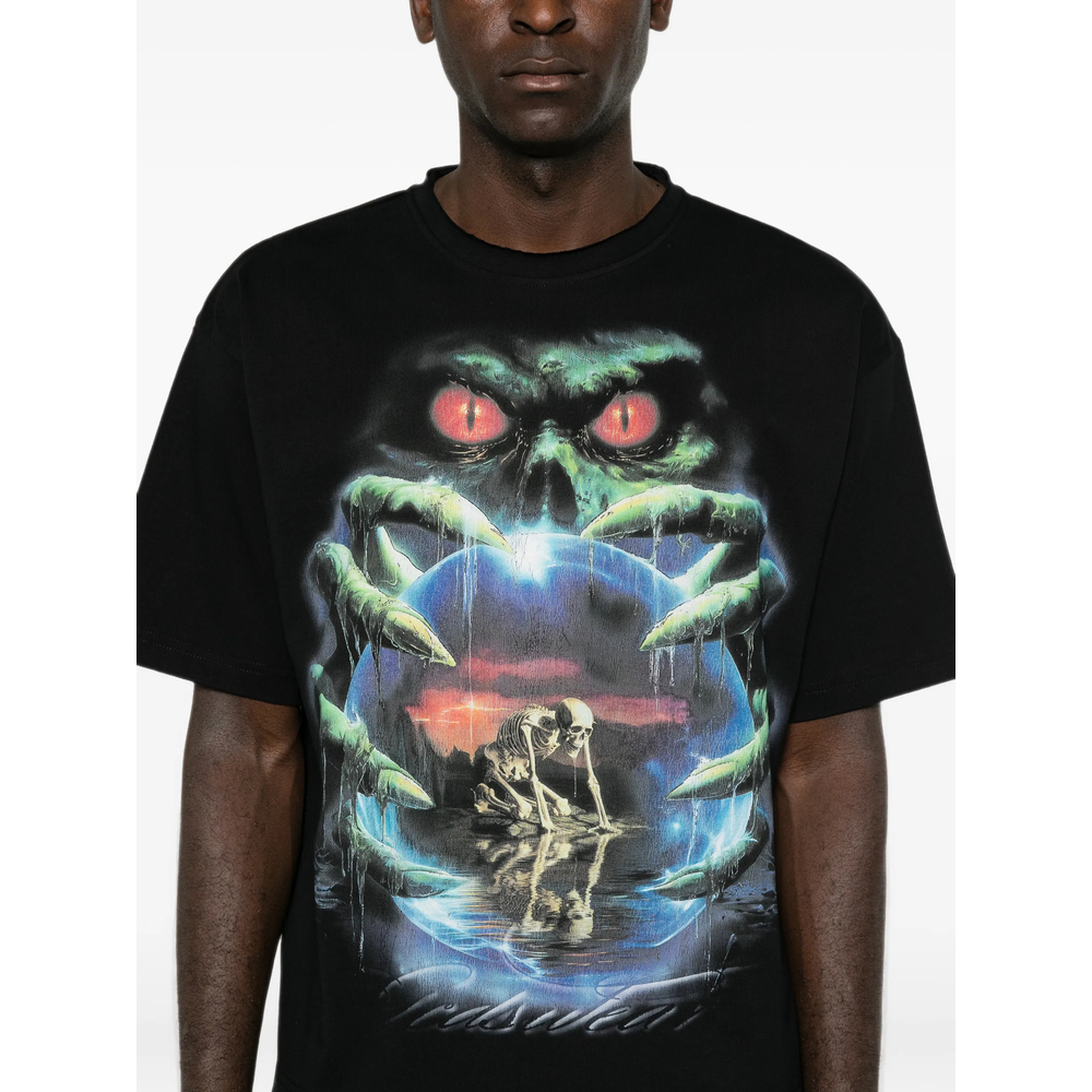 [GCDS] T-shirts Short Sleeve FW26 C2MBQC072J079  BLKGR