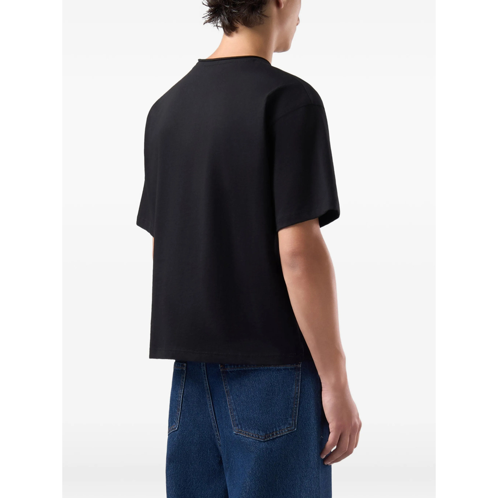 [GCDS] T-shirts Short Sleeve FW26 C2MBQC073J079  BLKOR