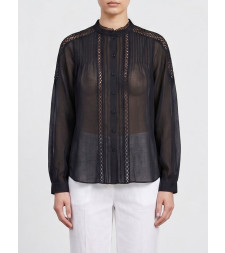 [Isabel Marant Etoile] Shirts Long Sleeve FW26 HT0942FAD3J04E 01BK