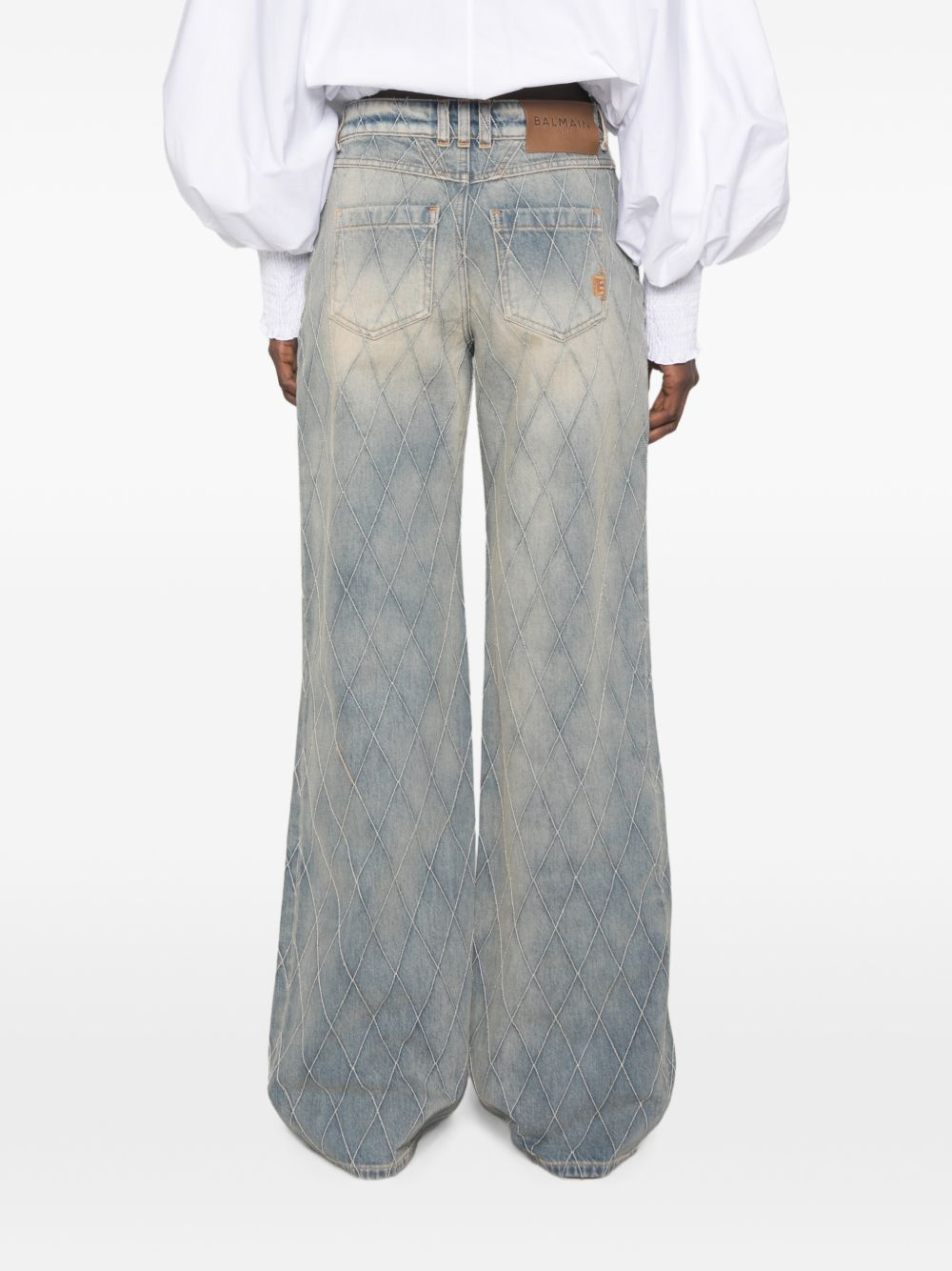 [Balmain] Jeans FW26 HF1MI052DF796FC