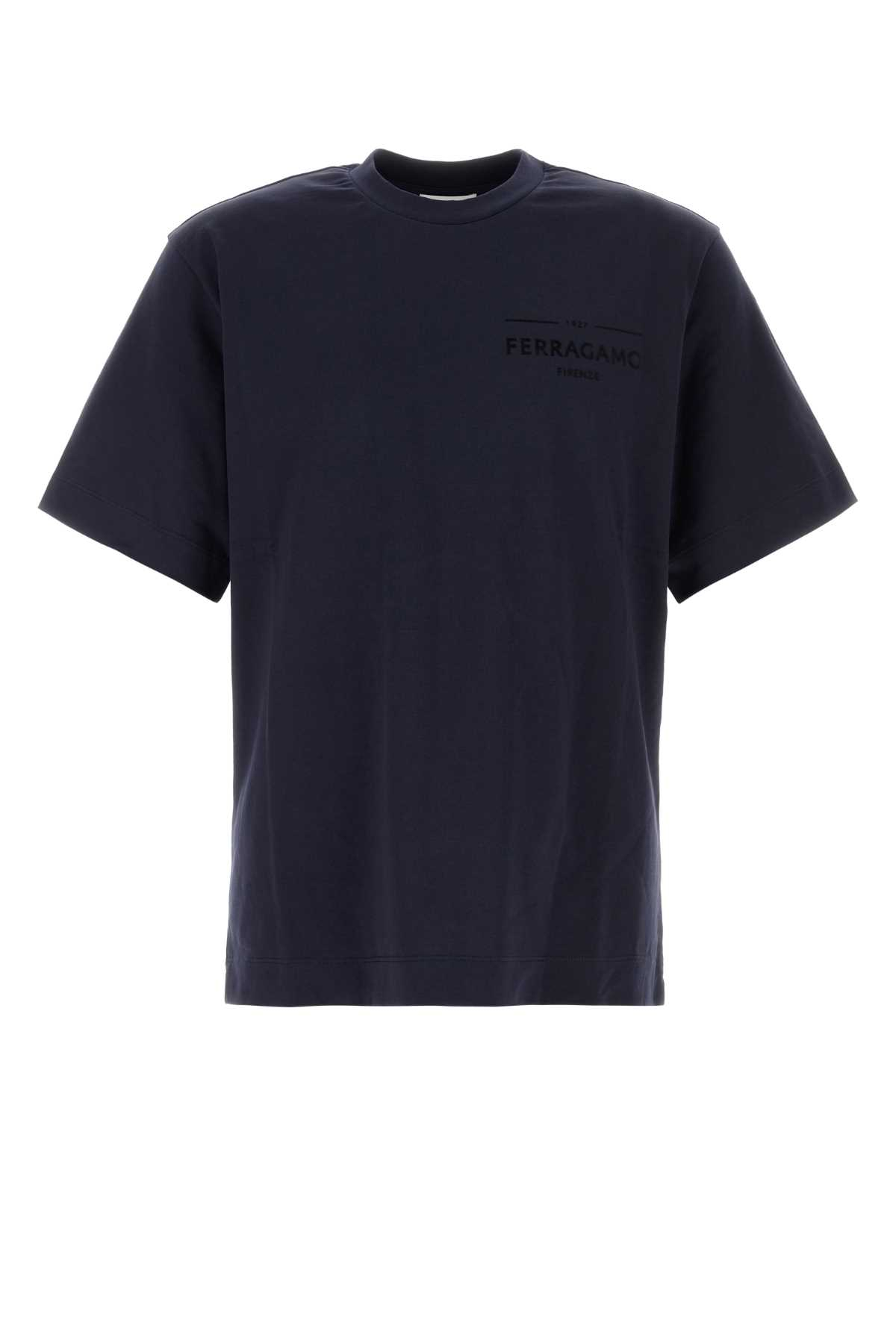[Salvatore Ferragamo] T-shirts Short Sleeve FW26 145920796592 NEWNAVY