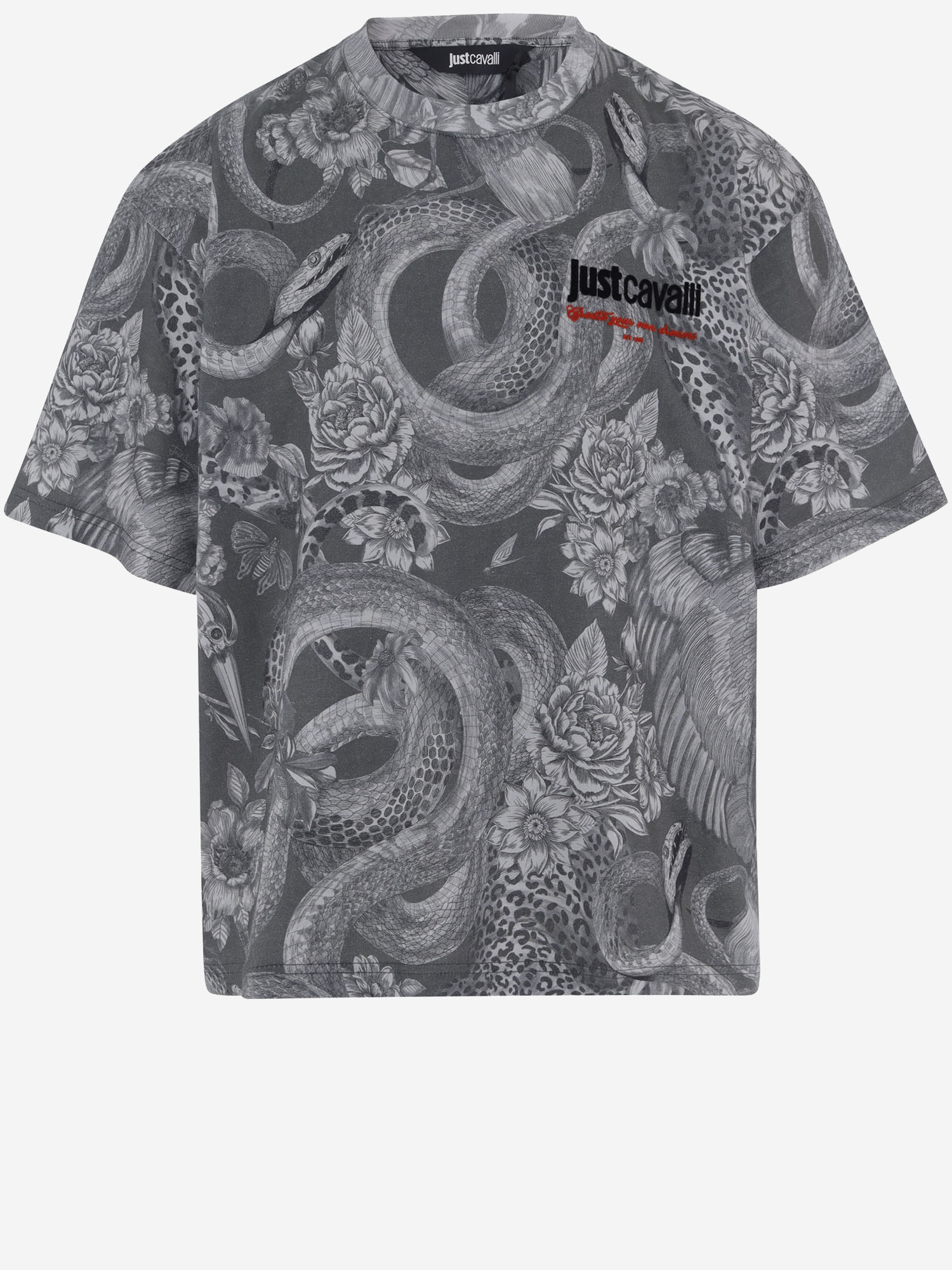 [Just Cavalli] Shirts Short Sleeve FW26 81OAHE29CJ118V83