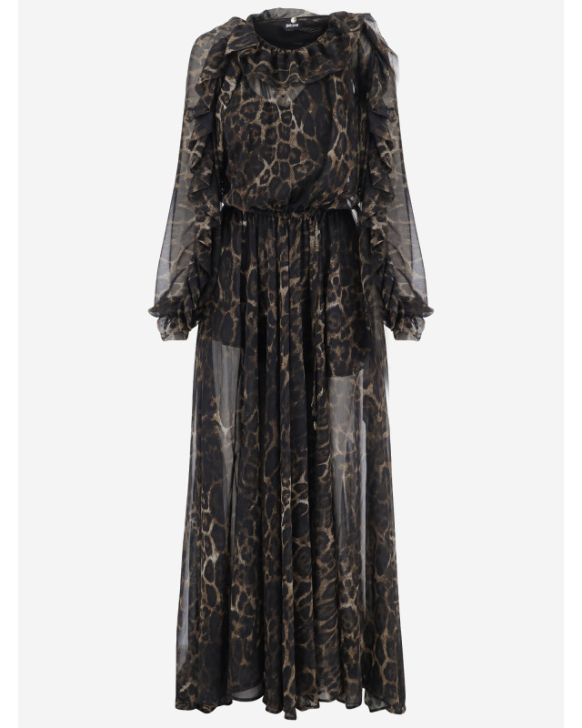 [Just Cavalli] Long sleeve dress FW26 81PAO930NS863768