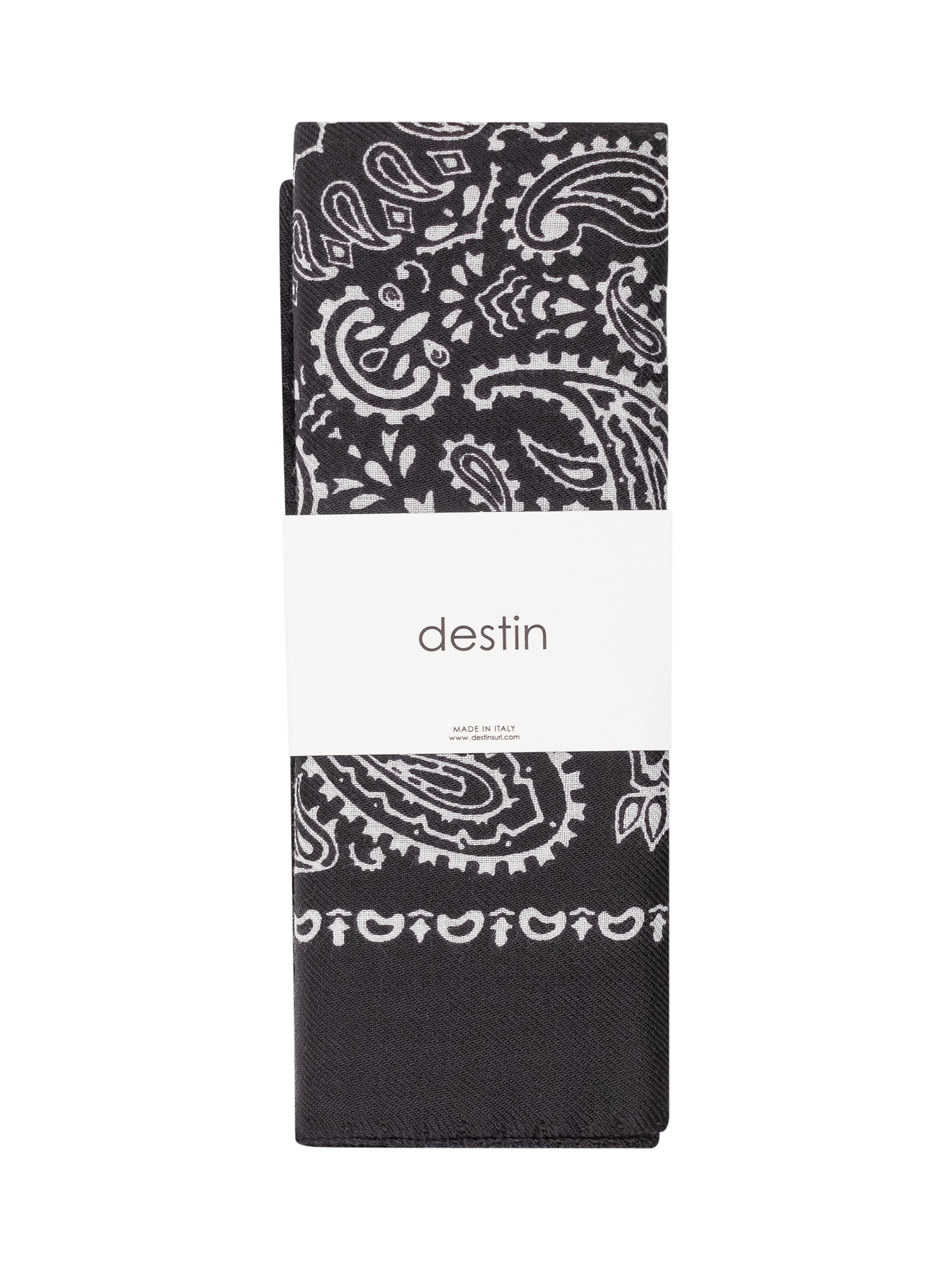 [Destin] Scarf FW26 JUDYBANDANA BLACK