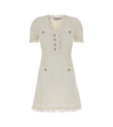 [SELF PORTRAIT] Short sleeve dress FW26 AW26146SAC CREAM