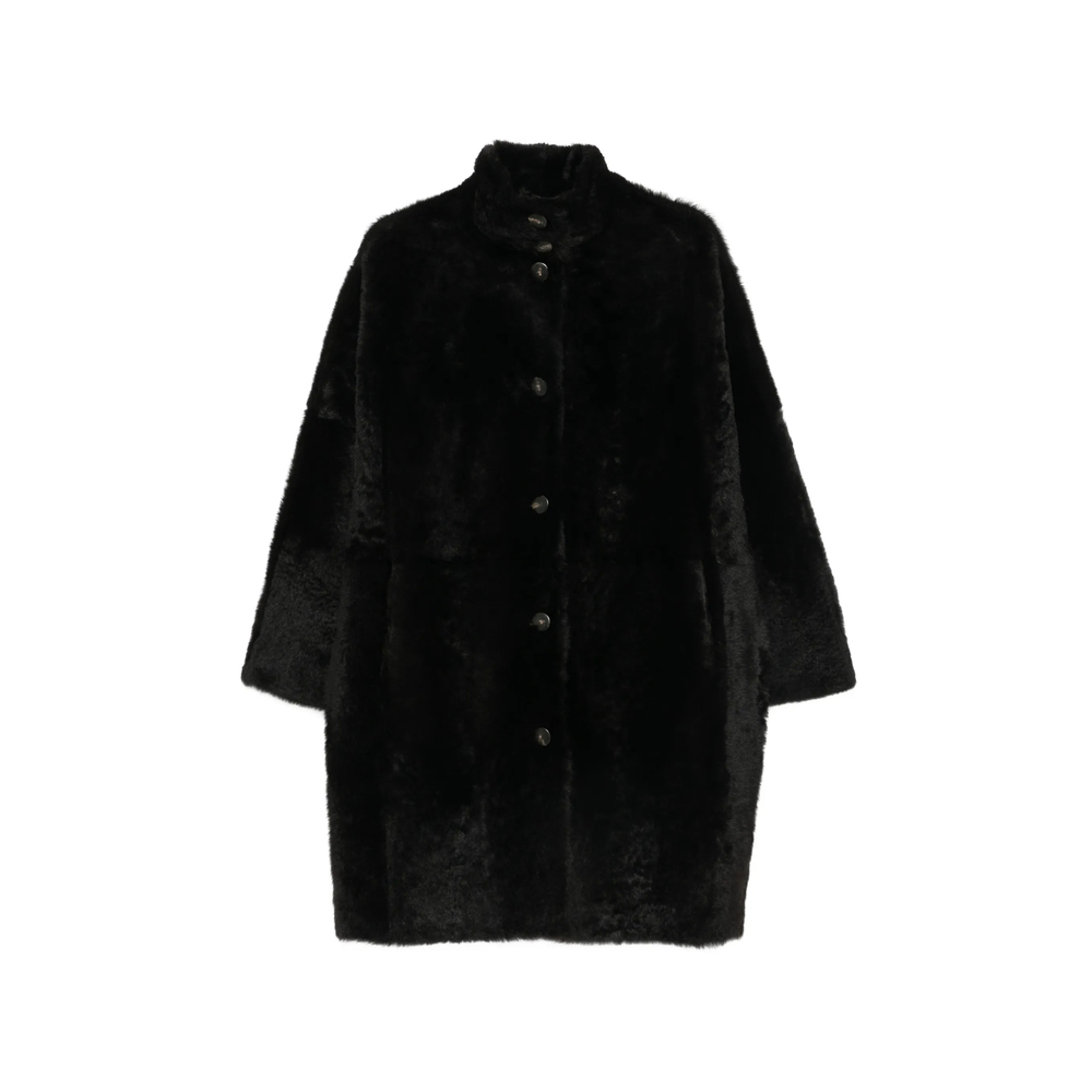 [Yves Salomon] Leather Jacket FW26 27WYM60096MERL  A2009