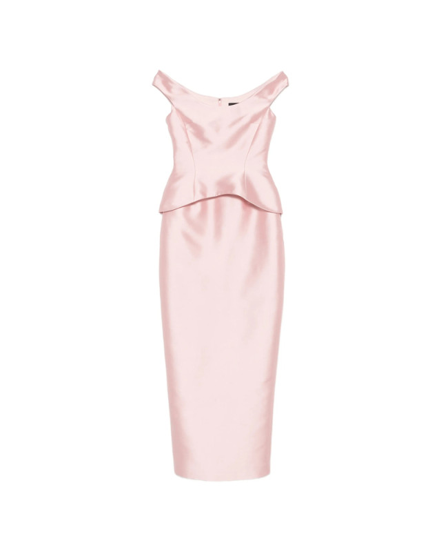 [Solace London] Short sleeve dress FW26 OS49024  PAPIN